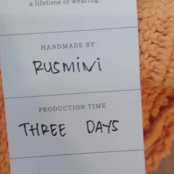 NWT She Made Me Cotton Crochet Knit Essential High-Waisted Bikini Bottoms - Picture 11 of 11